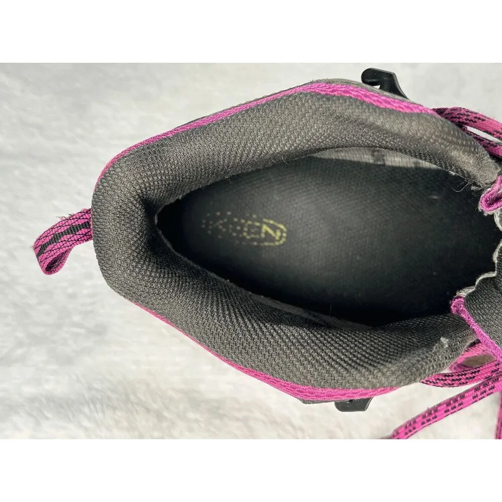 Women's Keen Dry Waterproof Hiking/Trail Boot, Size 11 Brown/Purple Lace Up